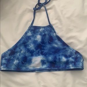 tye dye bikini top